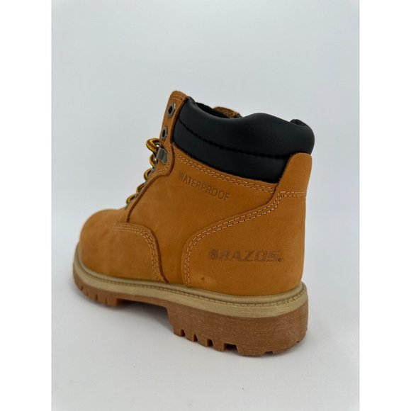 Brazos Men\'s Steel Toe Boots 6\